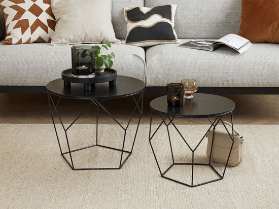 Set van 2 moderne Lifa Living bijzettafels